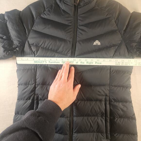 EMS Black Down Puffer Jacket M Packable 80/20 Feather RN57113 F21W2069 - Picture 9 of 12